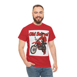 T-Shirt unisex en coton épais - Old School HONDA - Impression face Avant & Arrière