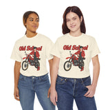 T-Shirt unisex en coton épais - Old School HONDA - Impression face Avant