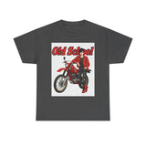 T-Shirt unisex en coton épais - Old School HONDA - Impression face Avant & Arrière