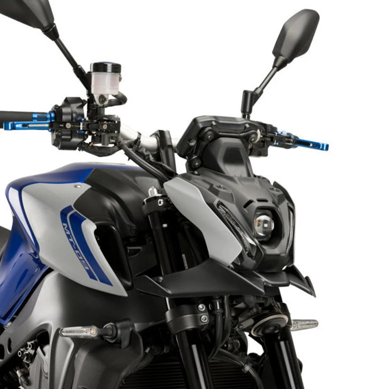 Pare-brise Déflecteur Pour Yamaha MT-09 SP 2024 - En PC Robuste, Réduit Le Vent Et La Fatigue - Noir, Facile à Installer