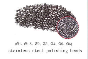 400g of Stainless Steel Round polishing ball Stainless Steel Burnishing Ball Jewelry Tumbling Media