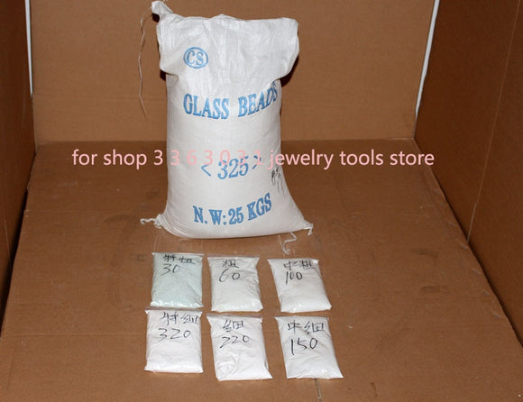 450 g Glasperlen-Medium für Poliermaschine, Sandstrahlmaschine, Rostentfernung, Schmuckwerkzeuge