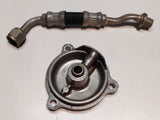 HONDA 650 NX Dominator RD02 1988-95: Oil filter cover + Oil hose