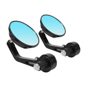 Universal 7/8" Round Bar End Rear Mirrors Moto Motorcycle Motorbike Scooters Rearview Mirror Side View Mirrors FOR Cafe Racer