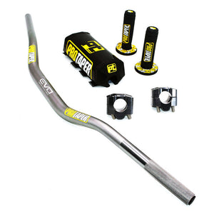 Lenker für PRO Taper Pack Bar 1-1/8 Zoll Lenkerpolster Griffe Pit Pro Racing Dirt Pit Bike Motorrad CNC 28,5 mm Adapter