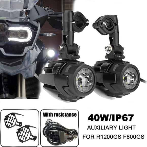 Conjunto auxiliar de luces antiniebla LED para motocicleta R1200GS 40W para BMW R1200GS F850GS F750GS F 850GS 750GS 1250GS GS LC Adventure