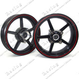 12inch 4 fitting hole Rims Refitting for Dirt bike Pit Bike Vacuum Wheel  Front and Rear white and Black colour