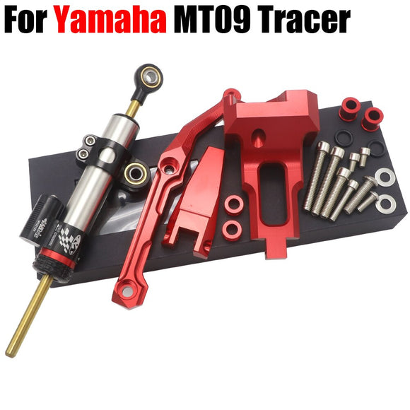 For Yamaha MT-09 MT 09 MT09 Tracer 2015-2017 Motorcycle Stabilizer Steering Damper with Mounting Bracket Kit