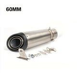 Universal Motorcycle Exhaust Pipe muffler Escape moto Without DB killer For R6 R1 CBR600 Z750 gsxr750 z1000 Z800 MT09 KTM xsr700