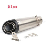 Universal Motorcycle Exhaust Pipe muffler Escape moto Without DB killer For R6 R1 CBR600 Z750 gsxr750 z1000 Z800 MT09 KTM xsr700
