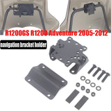Motorcycle Windshield Wind Deflectors+ navigation bracket  For BMW R 1200 GS R1200GS R1200 Adventure Years 2005-2012