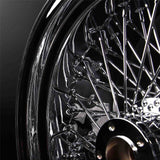 18 "x 8,5" Chrom Hinterradfelgen für Harley Davidson FLSTC FAT BOY Motorrad Ersatzzubehör Modifikation Radfelgen