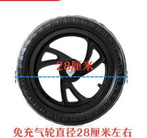 12inch Children's scooter tire bicycle solid Wheel Scooter pneumatic wheel refitting accessories