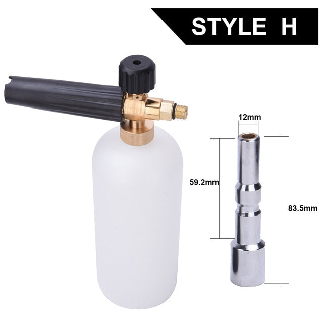 Nlife Pressure Washer Gun & Foam Lance Kit For Karcher K2-K7 - Adjustable Nozzles