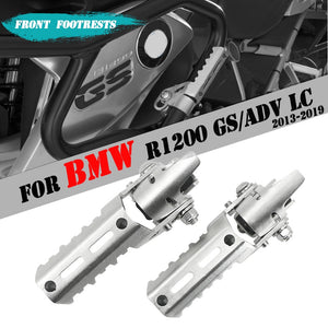 Motorcycle stainless steel Highway Front Pegs Footrests Foot Pegs For BMW R1200GS LC R 1200 R1200 GS adv adventure LC 22MM-25MM